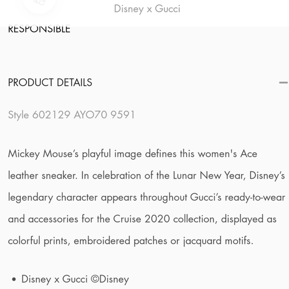 Disney x Gucci tennis shoes - Picture 7 of 16